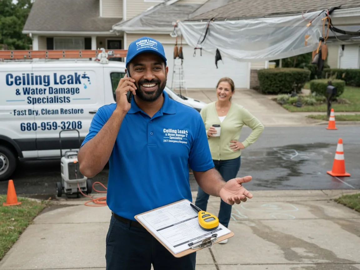 Ceiling Leak Cleanup Millport, NY FAQs